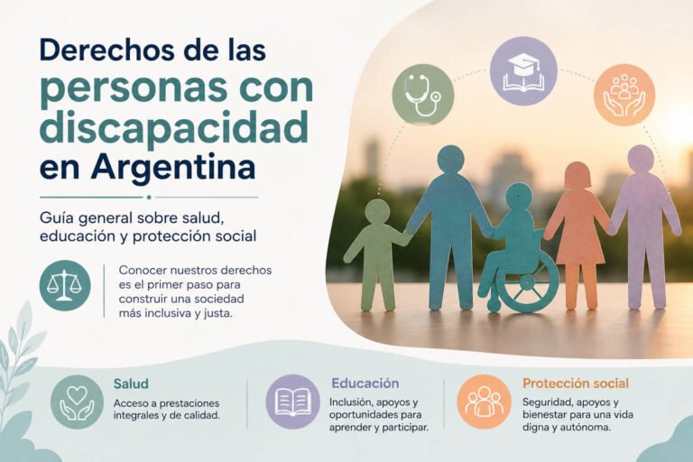 Derechos de las personas con discapacidad en Argentina: guía general sobre salud, educación y protección social