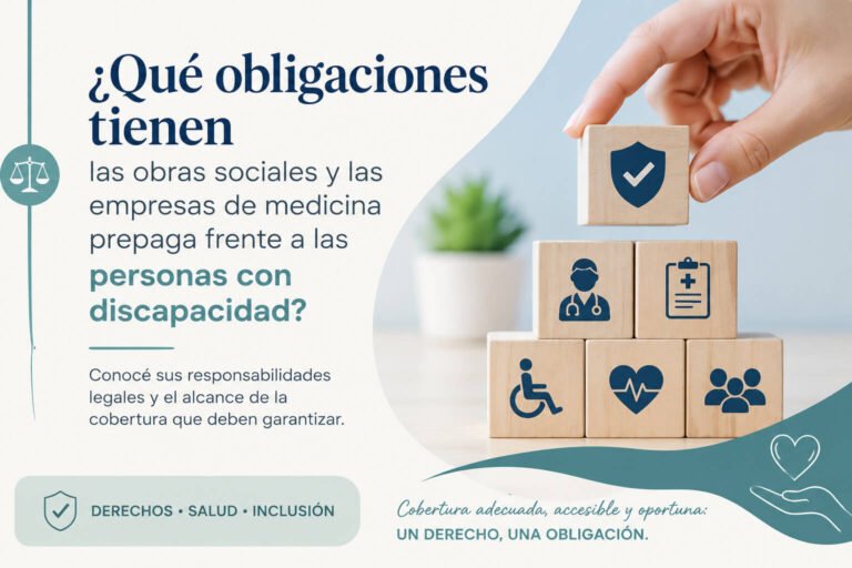 Lee más sobre el artículo ¿Qué obligaciones tienen las obras sociales y las empresas de medicina prepaga frente a las personas con discapacidad?